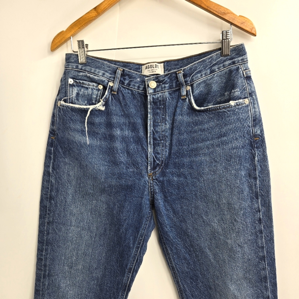 AGOLDE Riley High Rise Cropped Jeans - Picture 3 of 16